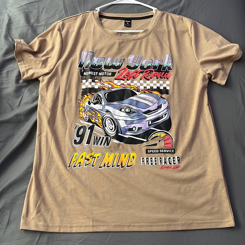 Never worn tan tee